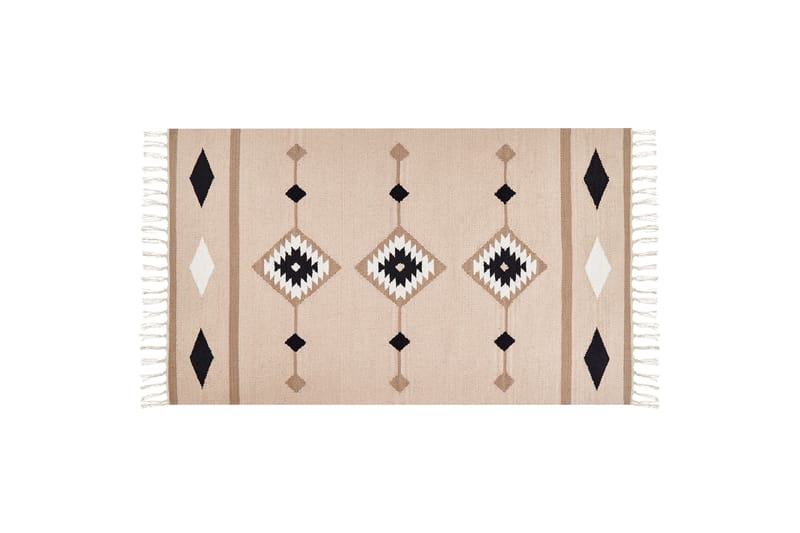 Berdik Kelimteppe 80x150 cm - Beige - Tekstiler - Tepper & Matter - Orientalske tepper - Kelimtepper