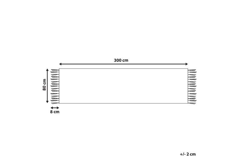 Berdik Kelimteppe 80x300 cm - Beige - Tekstiler - Tepper & Matter - Orientalske tepper - Kelimtepper