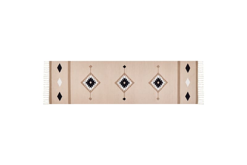 Berdik Kelimteppe 80x300 cm - Beige - Tekstiler - Tepper & Matter - Orientalske tepper - Kelimtepper