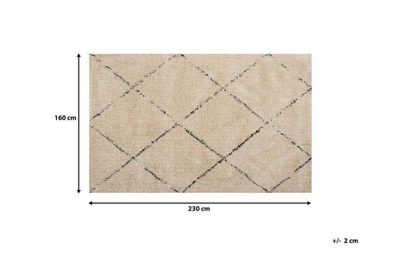 Bradicich Matte 160x230 cm - Beige - Tekstiler - Tepper & Matter - Orientalske tepper - Marokkanske tepper