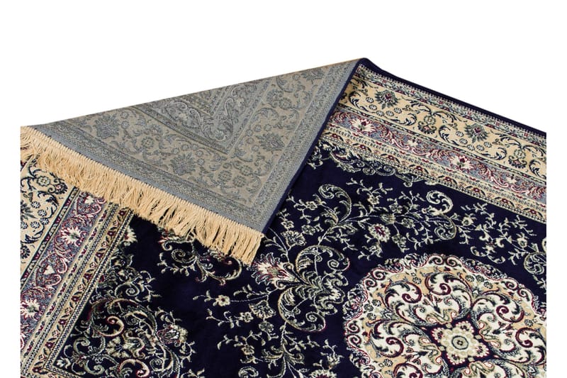 Casablanca Medallion Matte 80x250 - Marineblå - Tekstiler - Tepper & Matter - Orientalske tepper