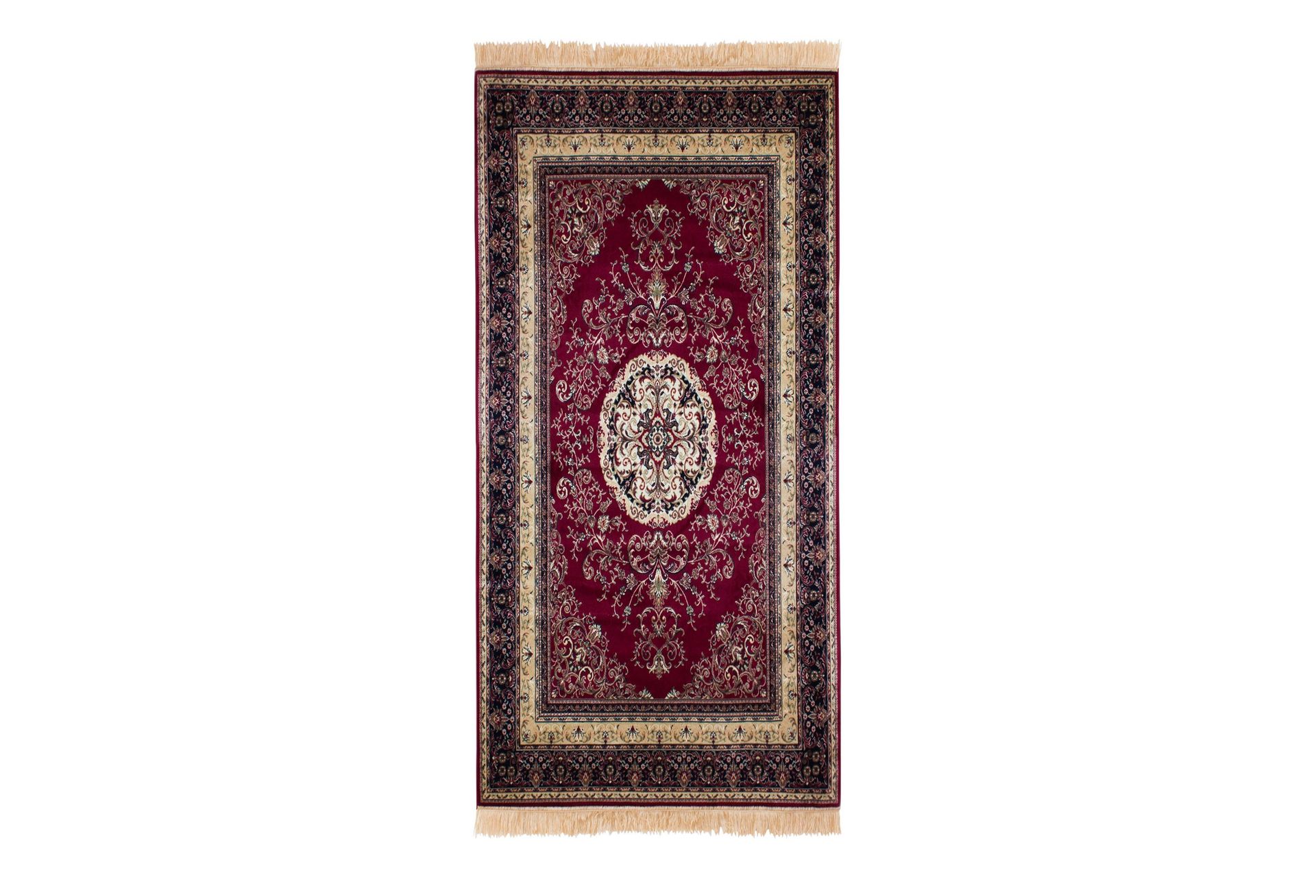 Casablanca Medallion Matte 80x250 - Rød - Tekstiler - Tepper & Matter - Orientalske tepper