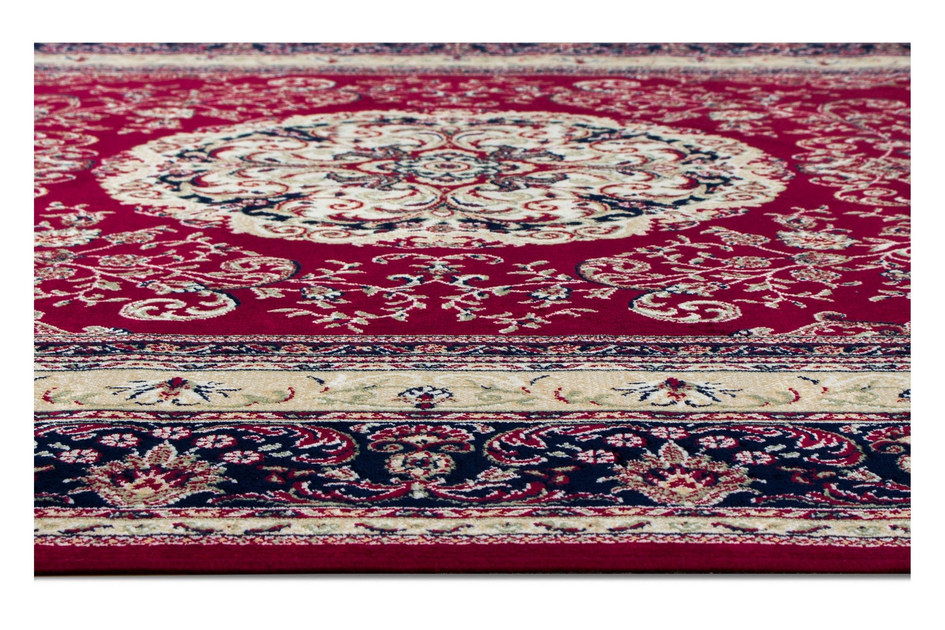 Casablanca Medallion Matte 80x250 - Rød - Tekstiler - Tepper & Matter - Orientalske tepper