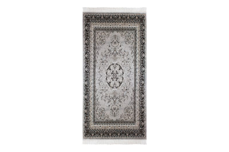 Casablanca Medallion Matte 80x250 - Sølv - Tekstiler - Tepper & Matter - Orientalske tepper