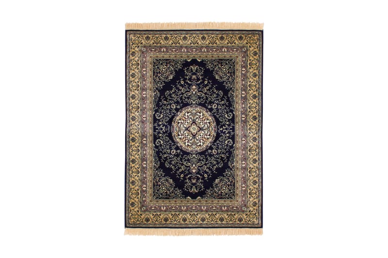 Casablanca Medallion Orientalsk Matte 130x190 - Marineeblå - Tekstiler - Tepper & Matter - Orientalske tepper