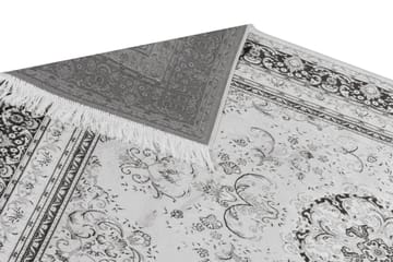 Casablanca Medallion Orientalsk Matte 160x230 - Sølv - Tekstiler - Tepper & Matter - Orientalske tepper