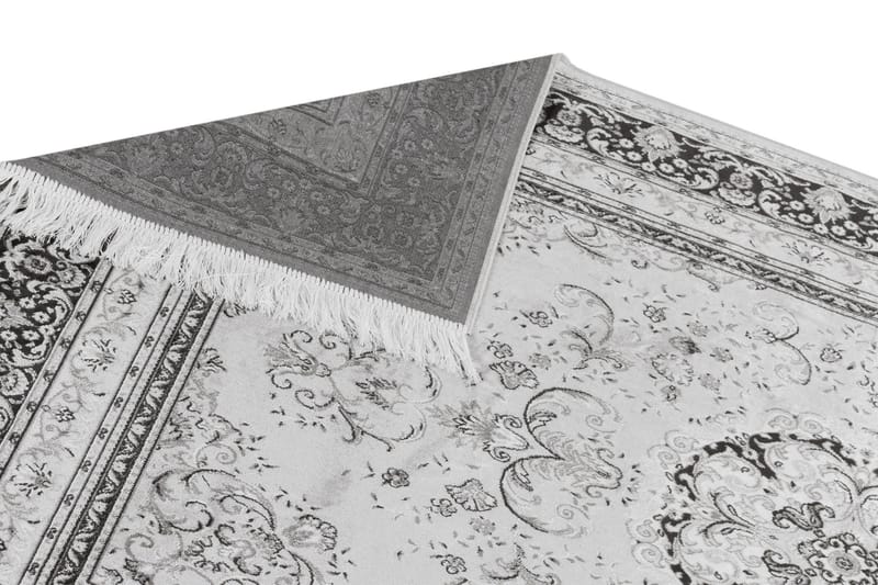 Casablanca Medallion Orientalsk Matte 160x230 - Sølv - Tekstiler - Tepper & Matter - Orientalske tepper