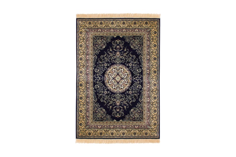 Casablanca Medallion Orientalsk Matte 200x300 - Marineeblå - Orientalske tepper - Persisk matte
