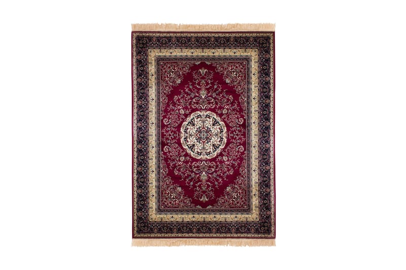 Casablanca Medallion Orientalsk Matte 200x300 - Rød - Tekstiler - Tepper & Matter - Orientalske tepper