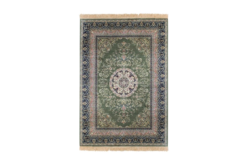 Casablanca Orientalisk Matte 240x330 Viskose - Grønn - Persisk matte - Orientalske tepper