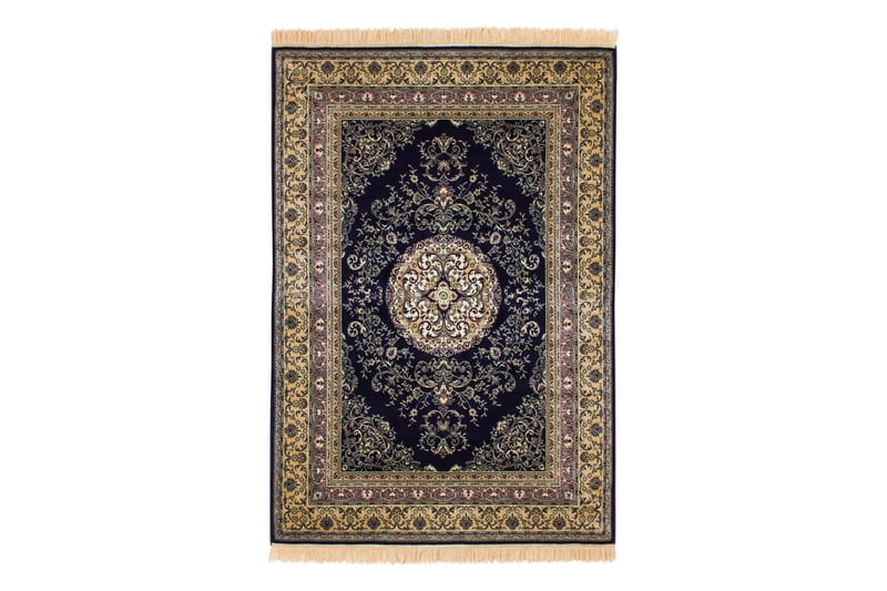 Casablanca Orientalisk Matte 240x330 Viskose - Marineblå - Tekstiler - Tepper & Matter - Orientalske tepper