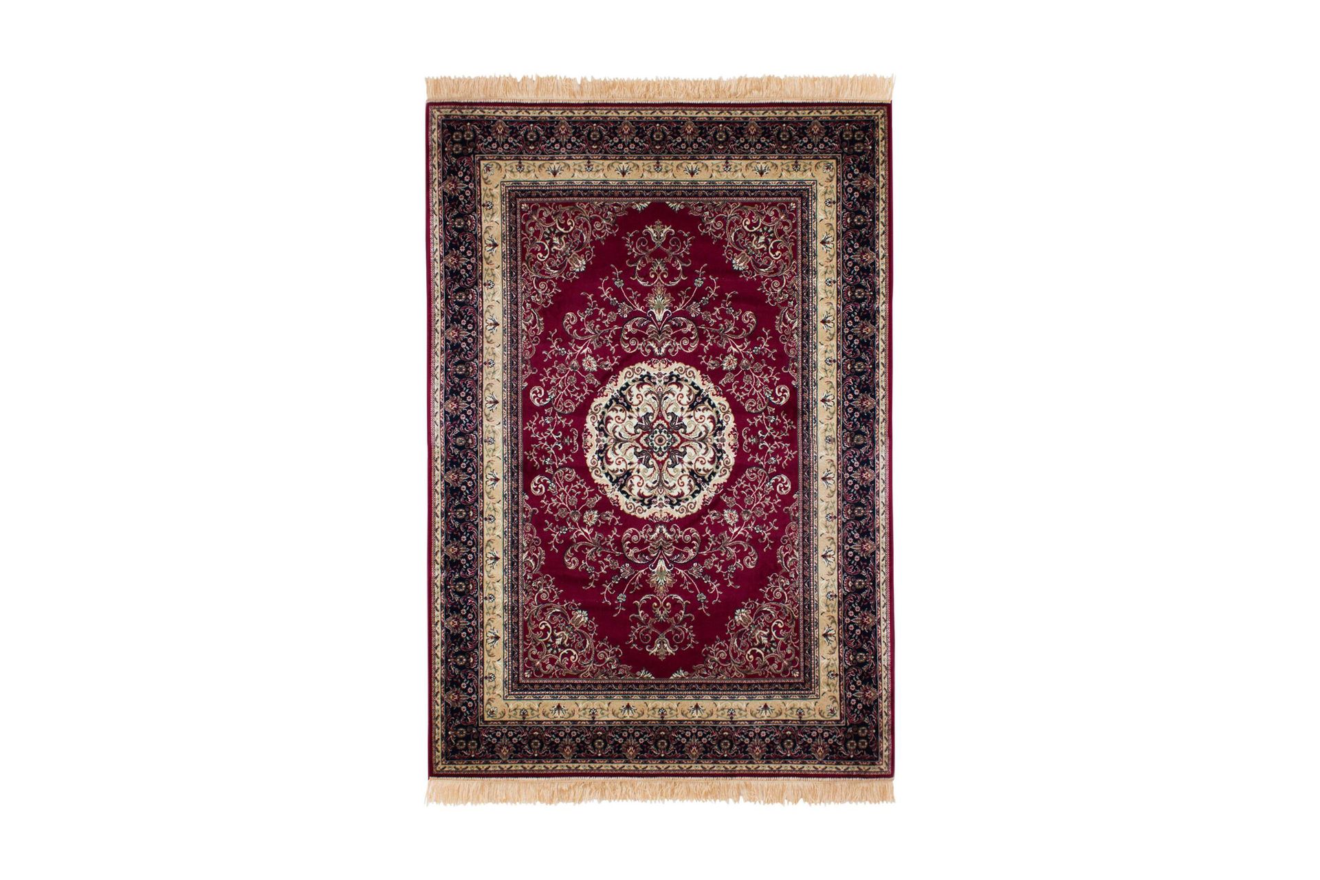 Casablanca Orientalisk Matte 240x330 Viskose - Rød - Tekstiler - Tepper & Matter - Orientalske tepper