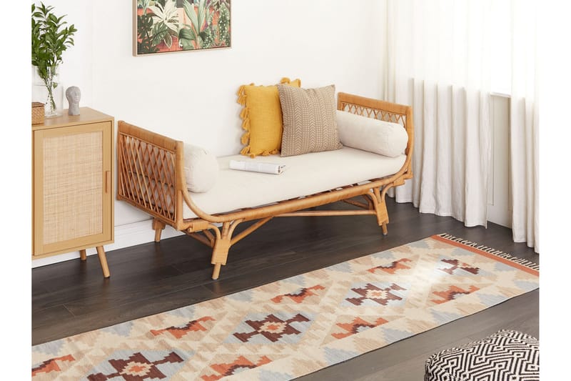 Dilijan Kelimteppe 80x300 cm - Beige - Tekstiler - Tepper & Matter - Orientalske tepper - Kelimtepper