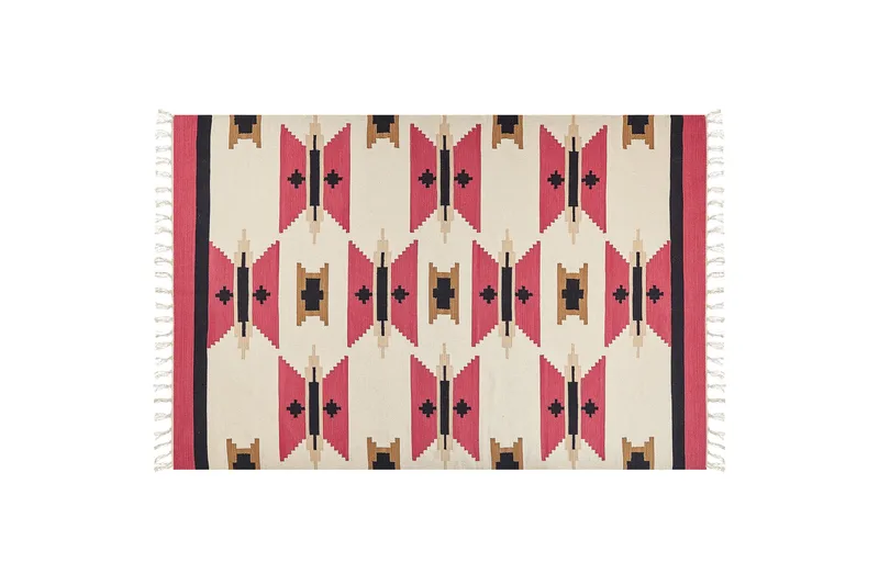 Garni Kelimteppe 200x300 cm, Rød