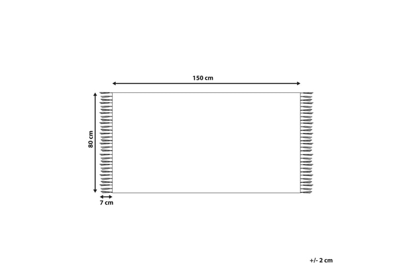 Garni Kelimteppe 80x150 cm - Rød - Tekstiler - Tepper & Matter - Orientalske tepper - Kelimtepper