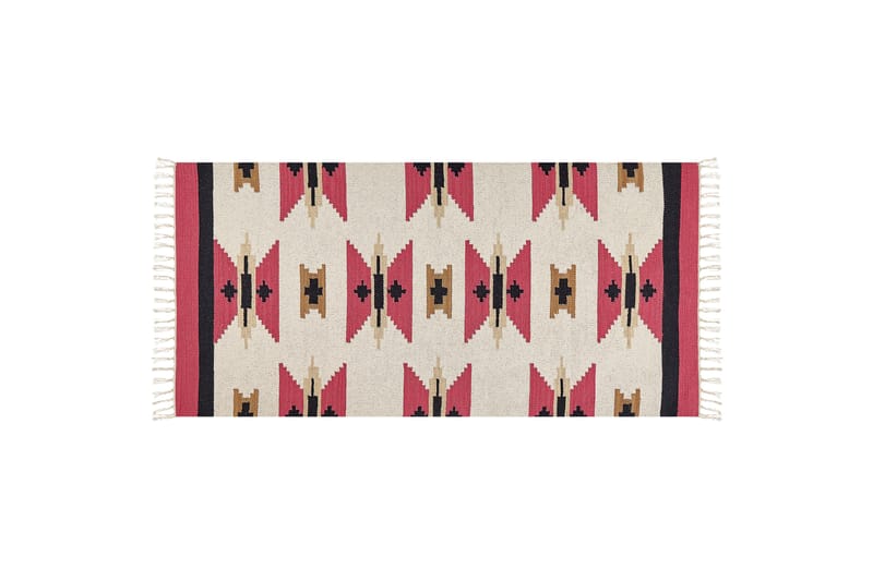 Garni Kelimteppe 80x150 cm - Rød - Tekstiler - Tepper & Matter - Orientalske tepper - Kelimtepper