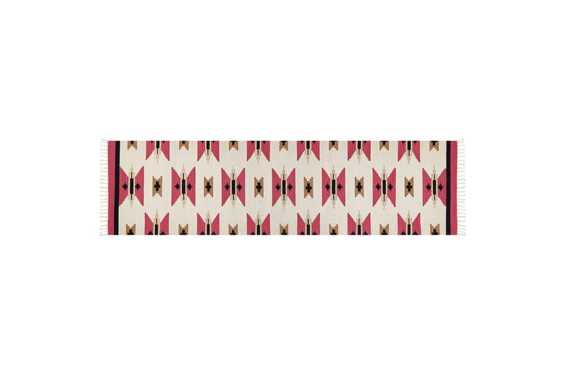 Garni Kelimteppe 80x300 cm - Rød - Tekstiler - Tepper & Matter - Orientalske tepper - Kelimtepper