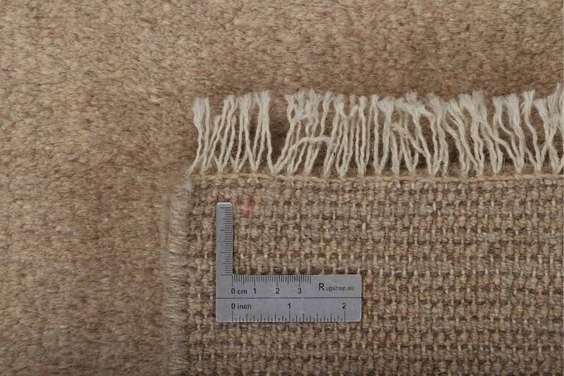 Håndknyttet Gabbeh Shiraz Ull Beige 154x178cm - Håndvevde tepper - Orientalske tepper - Persisk matte