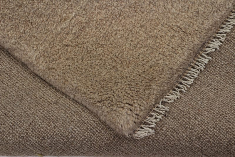 Håndknyttet Gabbeh Shiraz Ull Beige 157x190cm - Håndvevde tepper - Orientalske tepper - Persisk matte