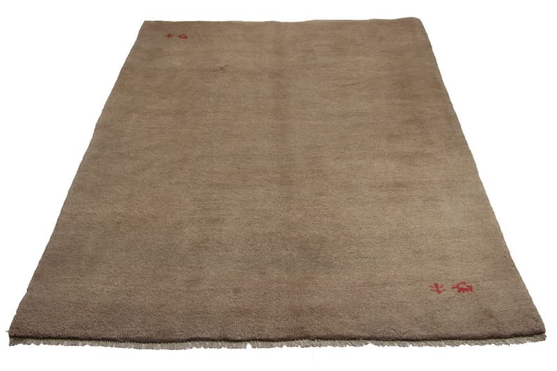 Håndknyttet Gabbeh Shiraz Ull Beige 173x238cm - Håndvevde tepper - Orientalske tepper - Persisk matte