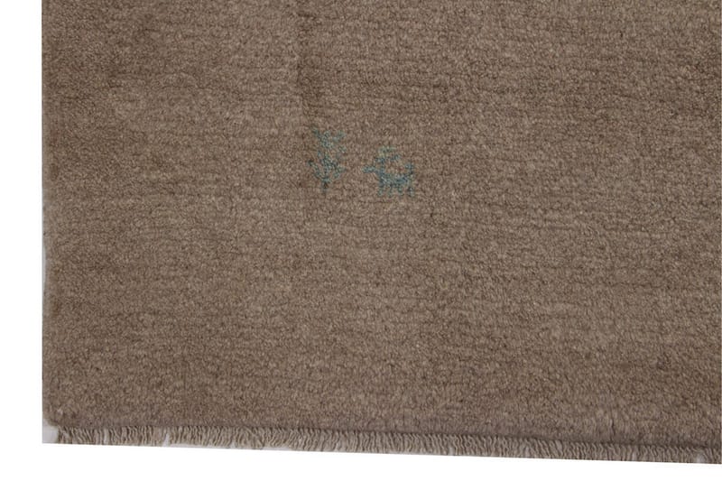 Håndknyttet Gabbeh Shiraz Ull Beige 180x238cm - Håndvevde tepper - Orientalske tepper - Persisk matte