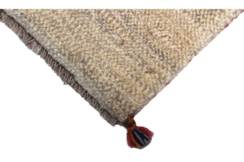 Håndknyttet Gabbeh Shiraz Ull Beige 83x133cm - Håndvevde tepper - Orientalske tepper - Persisk matte