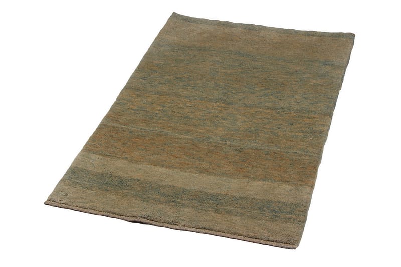 Håndknyttet Gabbeh Shiraz Ull Beige/Blå 85x123 cm - Håndvevde tepper - Orientalske tepper - Persisk matte