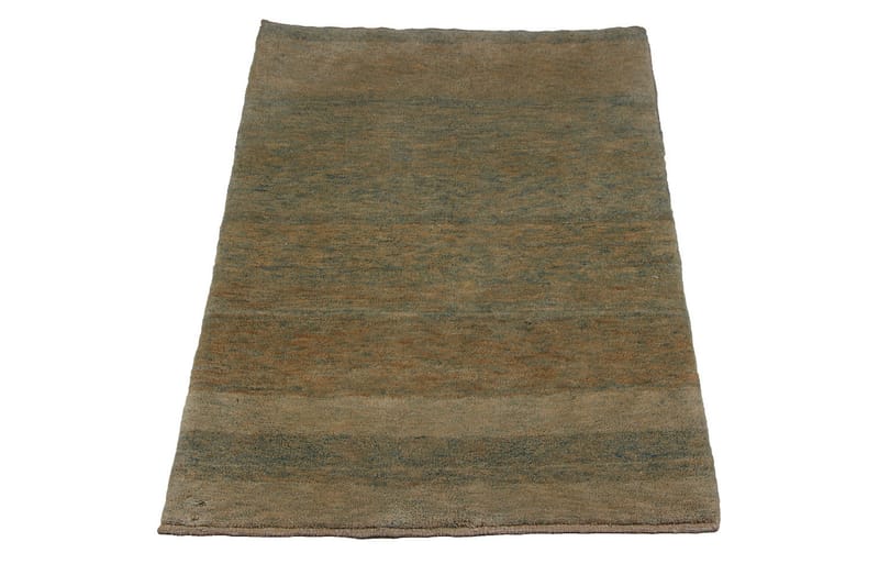 Håndknyttet Gabbeh Shiraz Ull Beige/Blå 85x123 cm - Håndvevde tepper - Orientalske tepper - Persisk matte
