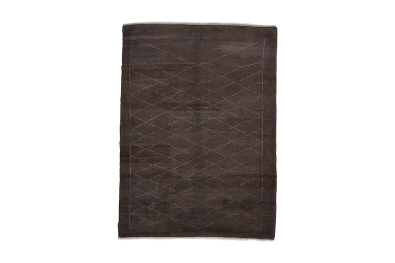 Håndknyttet Gabbeh Shiraz Ull Brun/Blå 179x240 cm - Orientalske tepper - Håndvevde tepper - Persisk matte