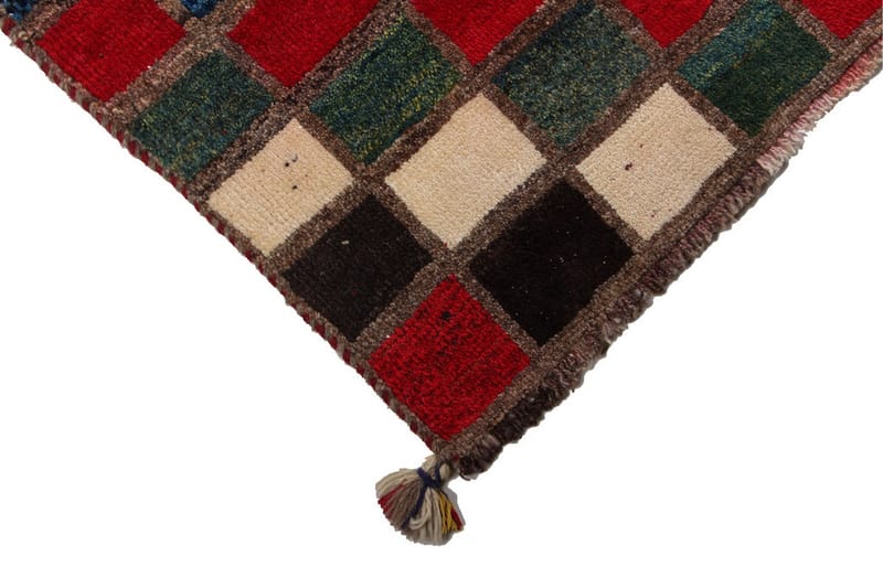 Håndknyttet Gabbeh Shiraz Ull Flerfarget 112x181 cm - Håndvevde tepper - Orientalske tepper - Persisk matte