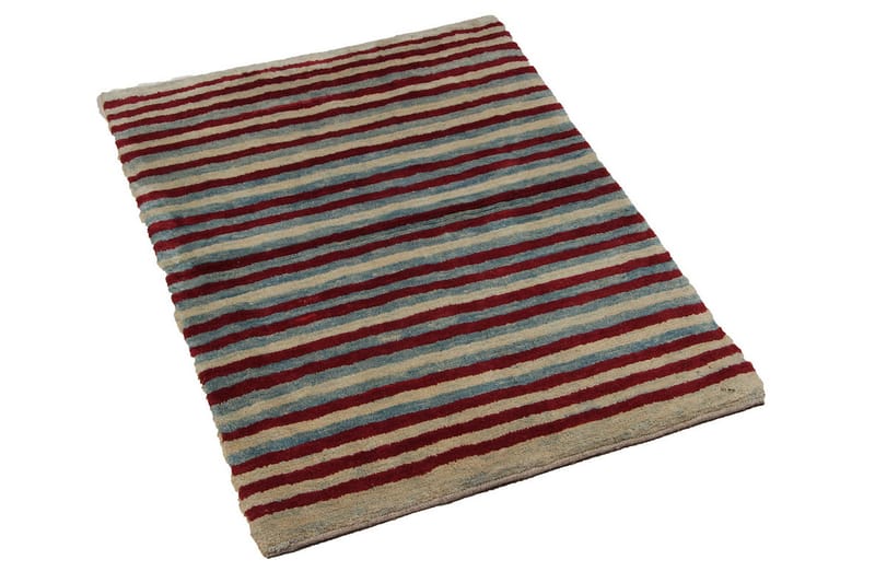 Håndknyttet Gabbeh Shiraz Ull Flerfarget 85x112cm - Håndvevde tepper - Orientalske tepper - Persisk matte