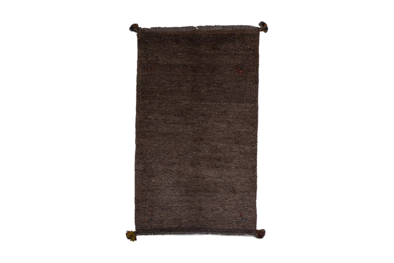 Håndknyttet Gabbeh Shiraz Ull Mørk grå 78x132 cm - Orientalske tepper - Håndvevde tepper - Persisk matte