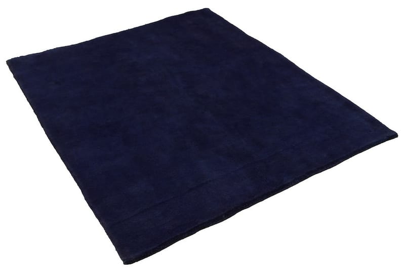 Håndknyttet Gabbeh Shiraz Ull Mørkeblå 158x196 cm - Håndvevde tepper - Orientalske tepper - Persisk matte