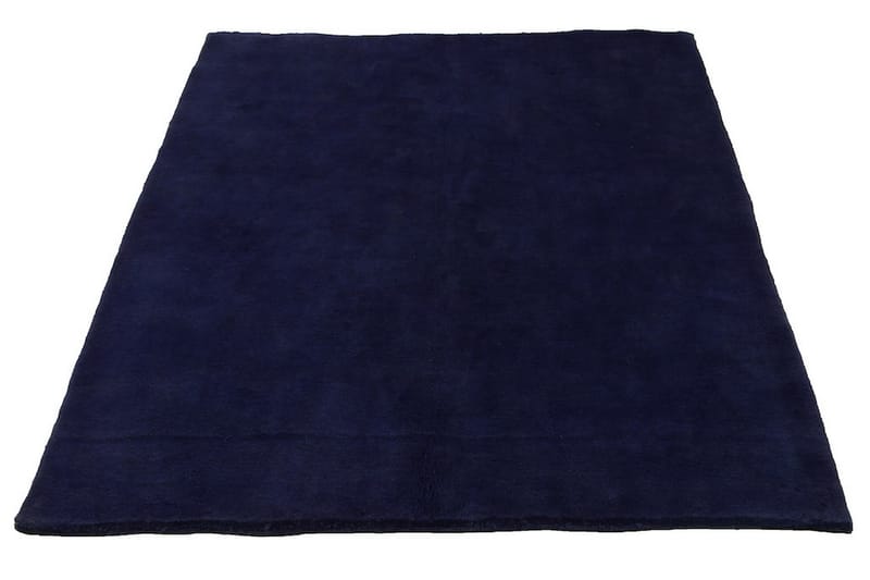 Håndknyttet Gabbeh Shiraz Ull Mørkeblå 158x196 cm - Håndvevde tepper - Orientalske tepper - Persisk matte
