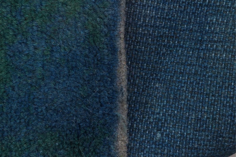 Håndknyttet Gabbeh Shiraz Ull Mørkeblå/Mørkegrønn 152x190 cm - Håndvevde tepper - Orientalske tepper - Persisk matte