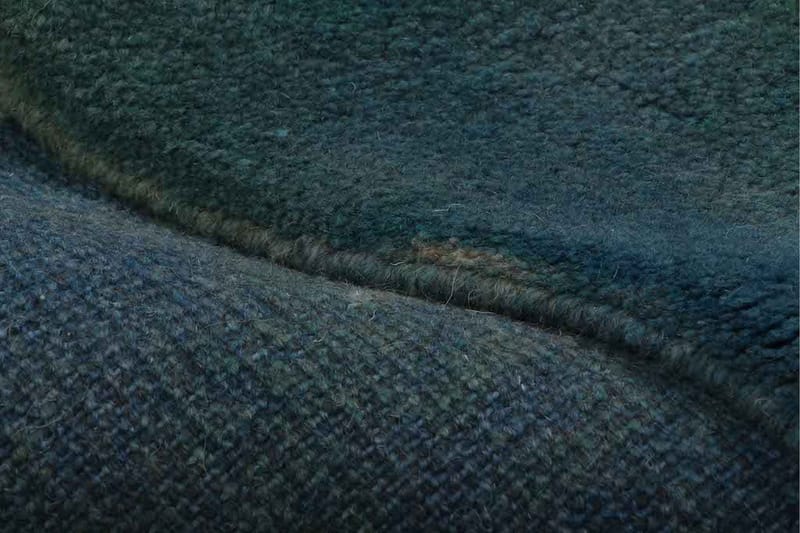 Håndknyttet Gabbeh Shiraz Ull Mørkegrønn/Mørkeblå 150x200 cm - Håndvevde tepper - Orientalske tepper - Persisk matte
