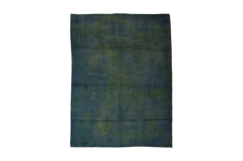 Håndknyttet Gabbeh Shiraz Ull Mørkegrønn/Mørkeblå 150x200 cm - Håndvevde tepper - Orientalske tepper - Persisk matte