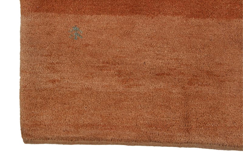 Håndknyttet Gabbeh Shiraz Ull Oransje 88x115cm - Håndvevde tepper - Orientalske tepper - Persisk matte