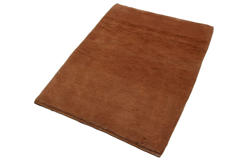 Håndknyttet Gabbeh Shiraz Ull Oransje 90x120cm - Håndvevde tepper - Orientalske tepper - Persisk matte