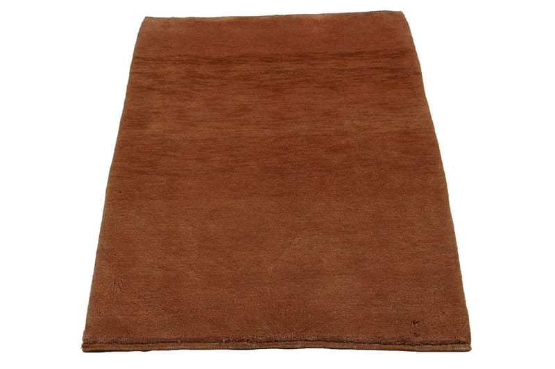 Håndknyttet Gabbeh Shiraz Ull Oransje 90x120cm - Håndvevde tepper - Orientalske tepper - Persisk matte