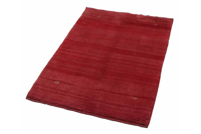 Håndknyttet Gabbeh Shiraz Ull Rød 101x137 cm - Håndvevde tepper - Orientalske tepper - Persisk matte