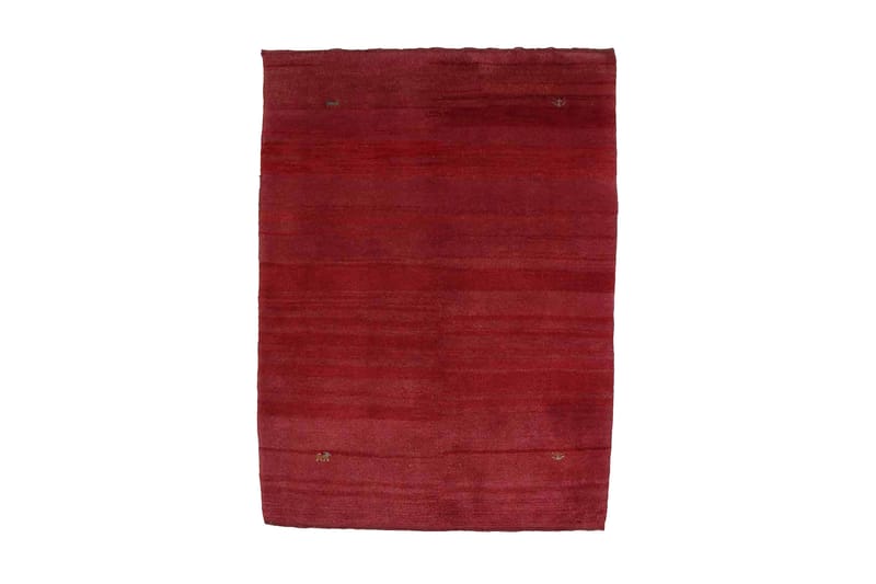 Håndknyttet Gabbeh Shiraz Ull Rød 101x137 cm - Orientalske tepper - Håndvevde tepper - Persisk matte