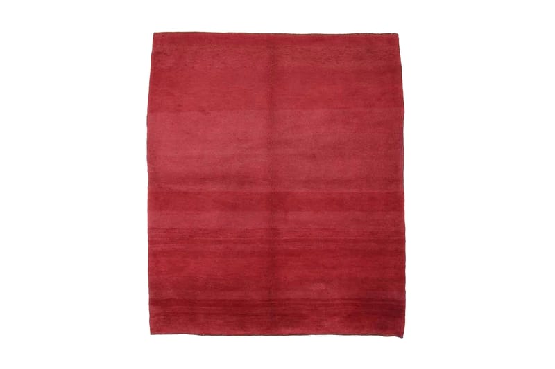 Håndknyttet Gabbeh Shiraz Ull Rød 163x190 cm - Orientalske tepper - Håndvevde tepper - Persisk matte