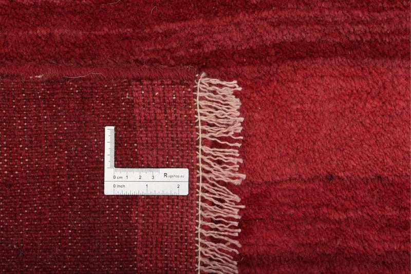 Håndknyttet Gabbeh Shiraz Ull Rød 178x200 cm - Håndvevde tepper - Orientalske tepper - Persisk matte