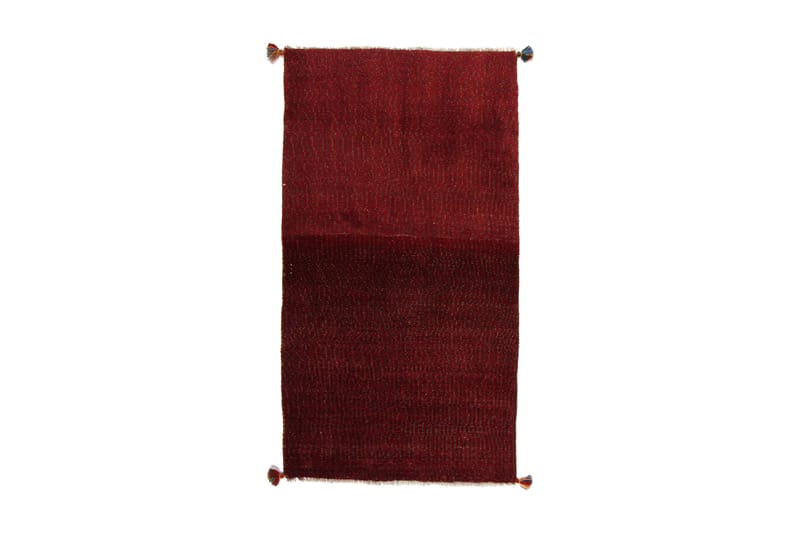 Håndknyttet Gabbeh Shiraz Ull Rød 76x145 cm - Orientalske tepper - Håndvevde tepper - Persisk matte