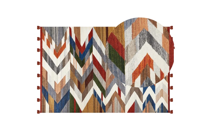 Kanakeravan Kelimteppe 200x300 cm - Rød - Tekstiler - Tepper & Matter - Orientalske tepper - Kelimtepper