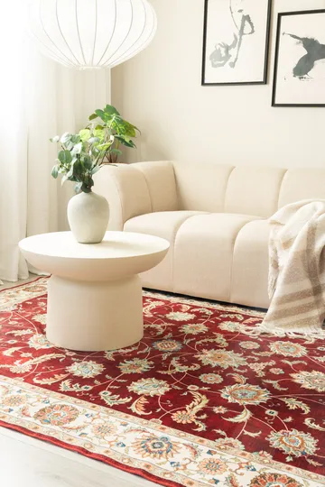 Maskinvevd teppe KM Home Tarfaya 160x230 cm Rød - Rød - Tekstiler - Tepper & Matter - Orientalske tepper