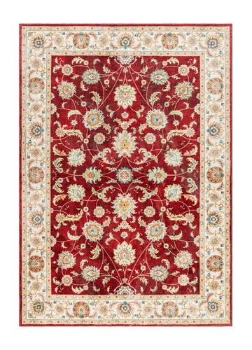Maskinvevd teppe KM Home Tarfaya 200x290 cm Rød - Rød - Tekstiler - Tepper & Matter - Orientalske tepper