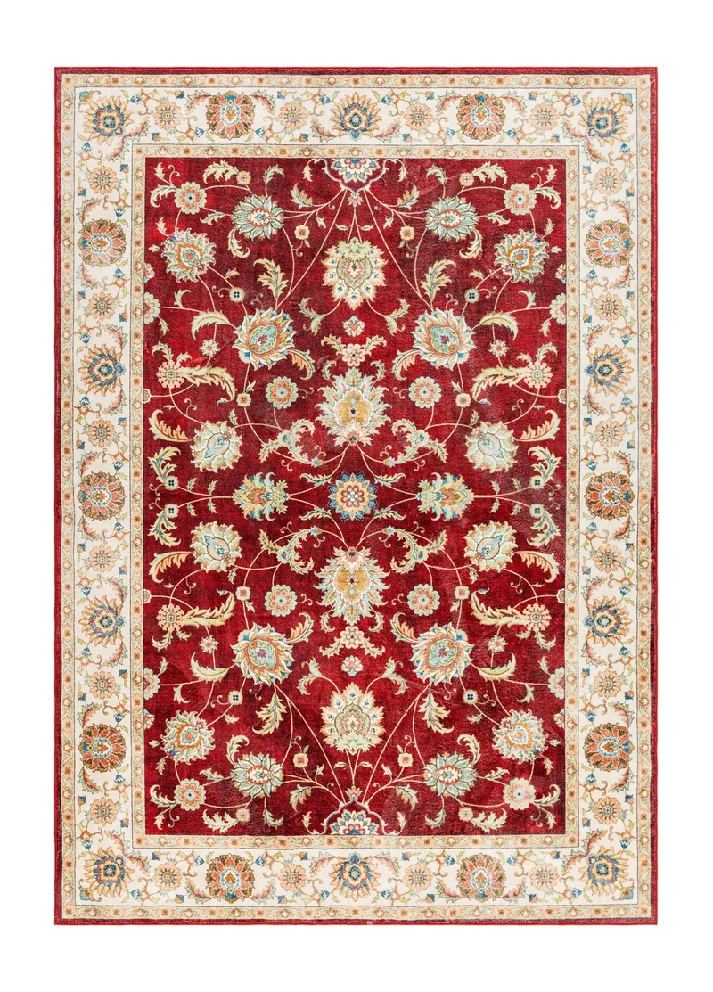 Maskinvevd teppe KM Home Tarfaya 200x290 cm Rød, Rød