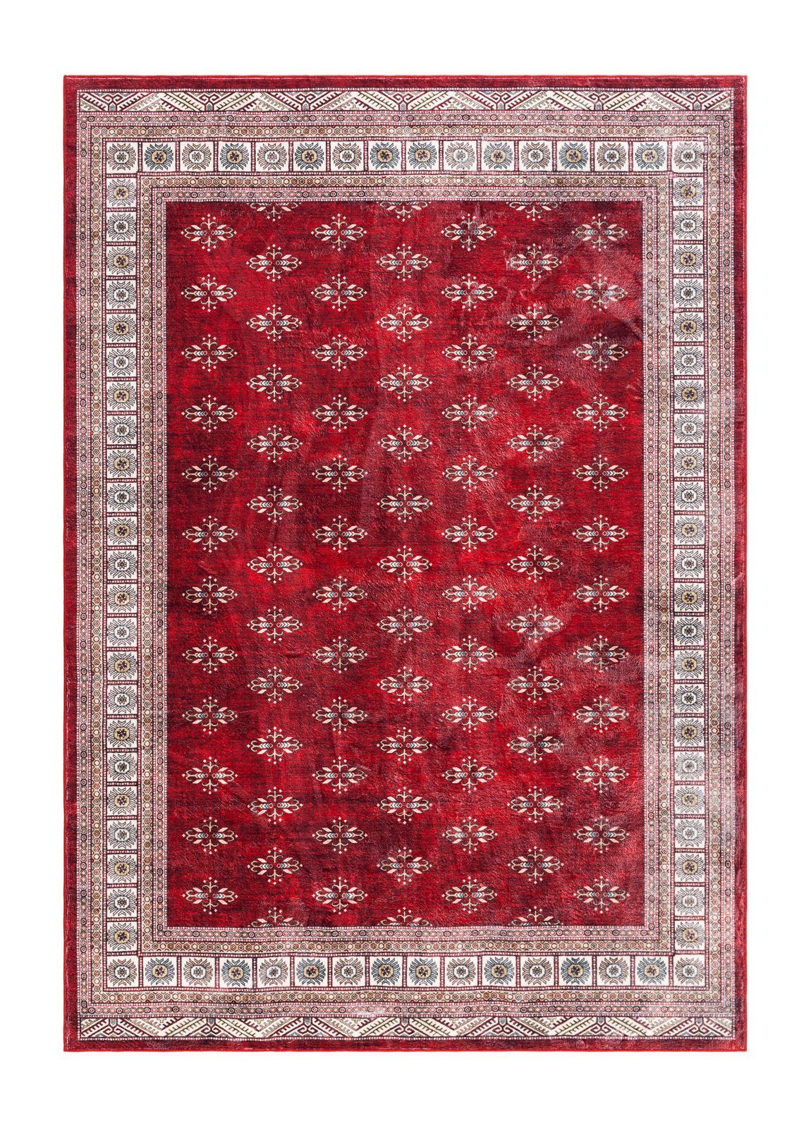 Maskinvevd teppe KM Home Tarfaya 200x290 cm Rød - Rød